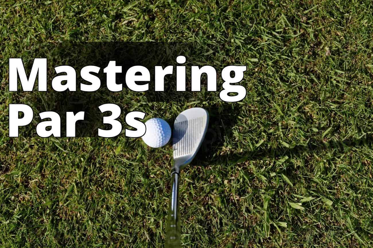 Closeup on golf club head - a golf ball and a golf club on the grass