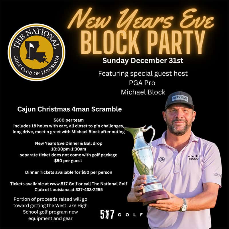 New Year's Eve Block Party 1 a flyer for a new year's eve block party