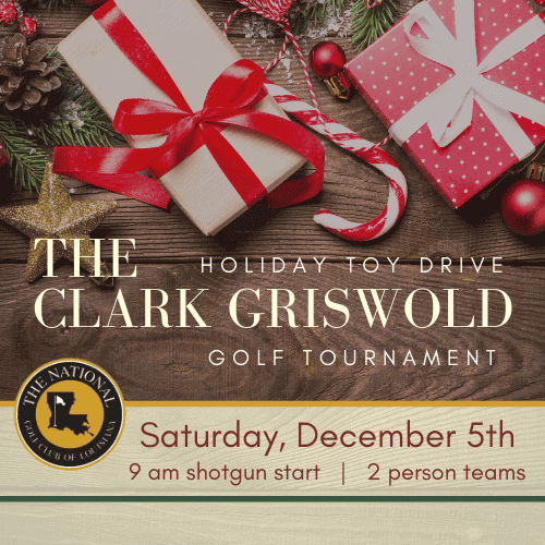 Clark Griswold Holiday Toy Drive Golf Tournament 1 a flyer for the clark griswold golf tournament
