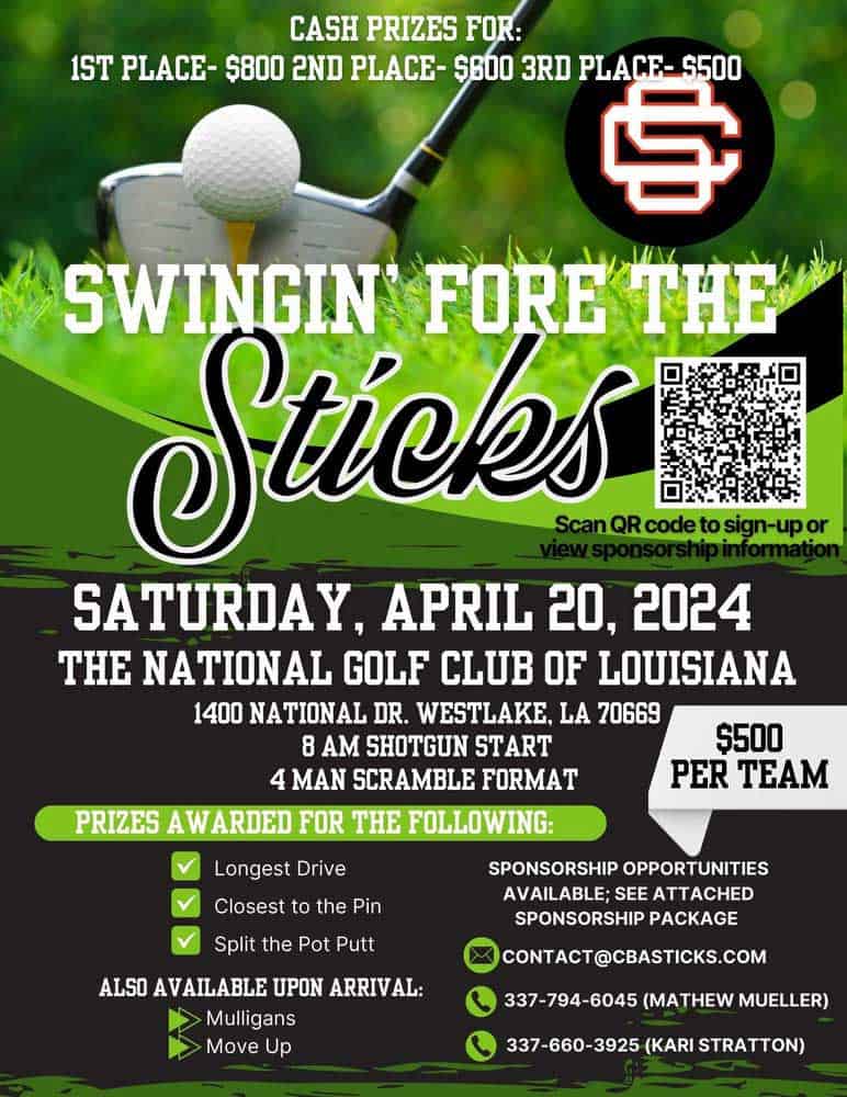 Swingin' Fore The Sticks 1 Swingin for the sticks - national golf club of louisiana.